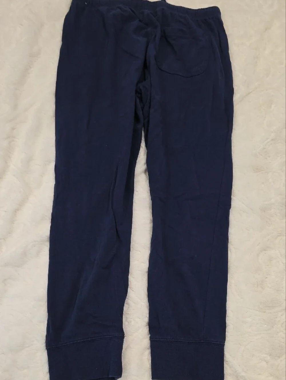 Nike Dark Navy Jogger Sweatpants with White Logo